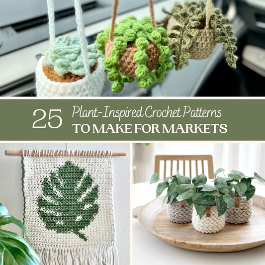 Blossoming Profits: Best Plant-Inspired Crochet Patterns to Sell at Craft Shows