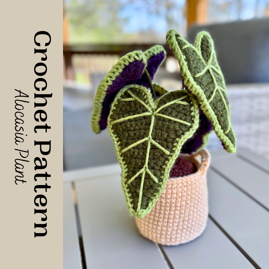 Alocasia Plant Crochet Pattern