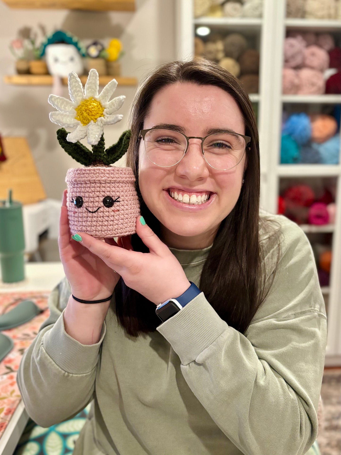 Mini Daisy Buddy Crochet Pattern