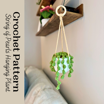 String of Pearls Hanging Plant Crochet Pattern