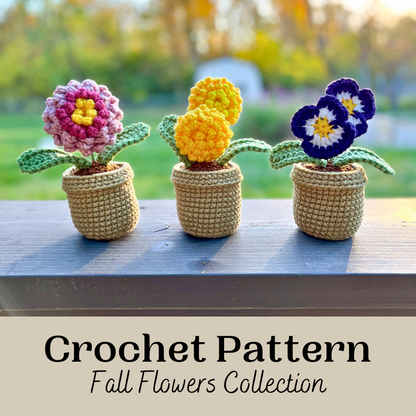 Fall Flowers Collection Crochet Pattern