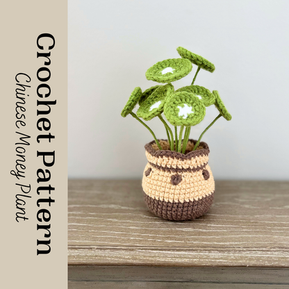 Chinese Money Plant Crochet Pattern