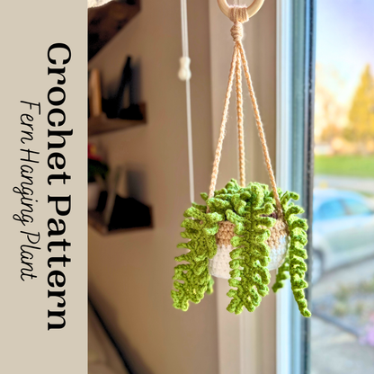 Fern Hanging Plant Crochet Pattern