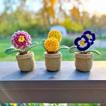 Fall Flowers Collection Crochet Pattern