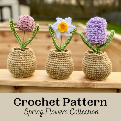 Spring Flowers Collection Crochet Pattern