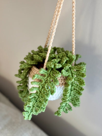 Fern Hanging Plant Crochet Pattern