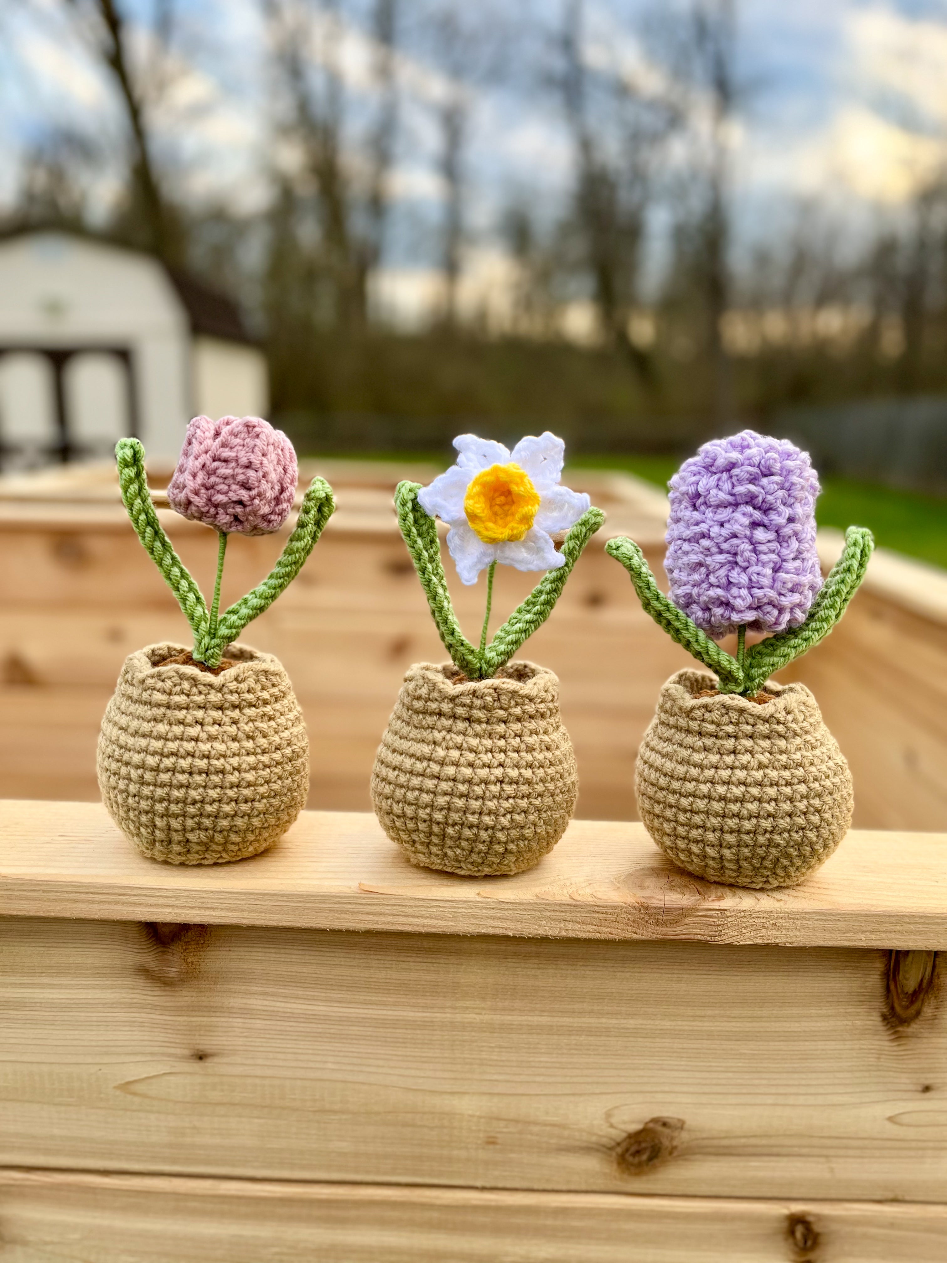 Squibble Spring Flowers Collection Crochet Pattern – Squibble's Crochet Corner